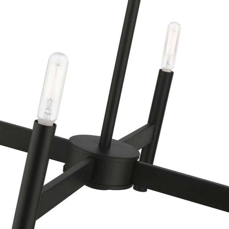 Livex Lighting Copenhagen 4 - Light Chandelier in  Black