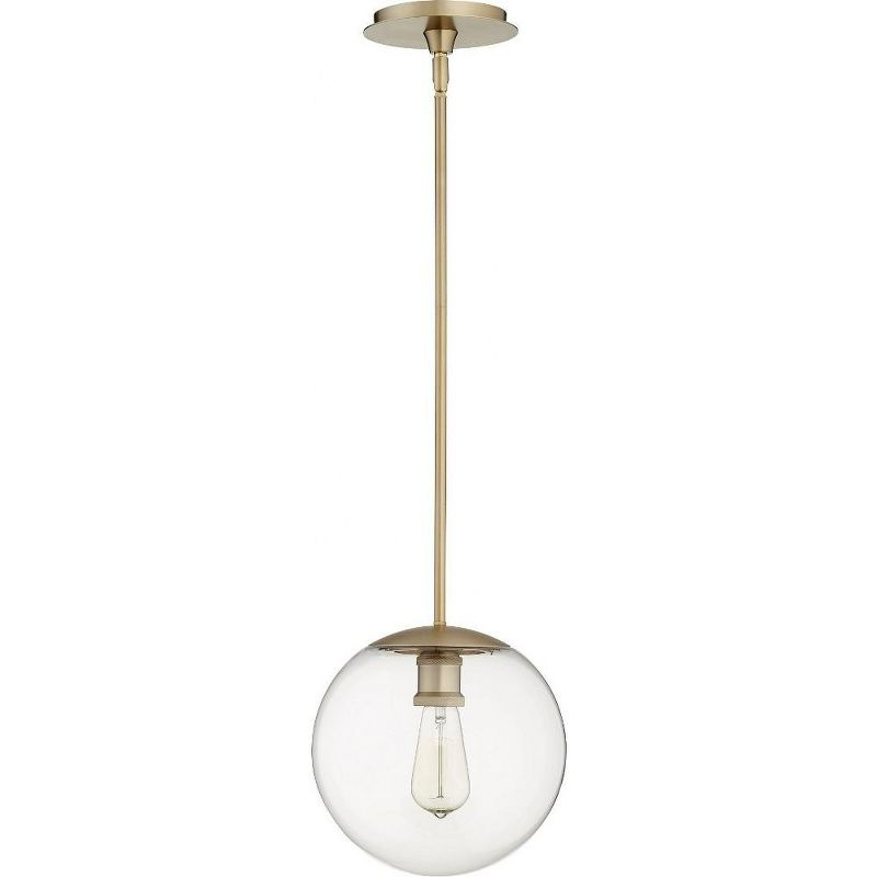 Quorum Lighting 1 - Light Pendant in  Aged Brass