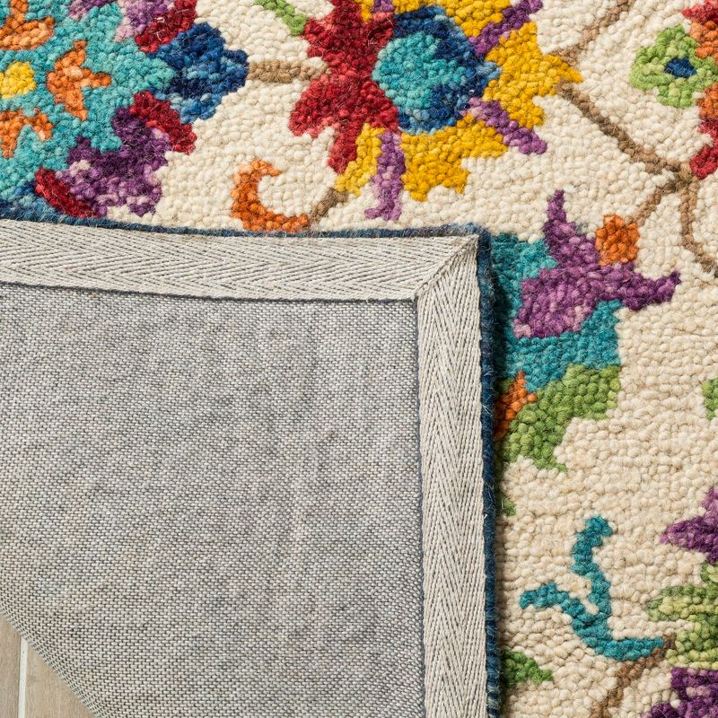 Aspen APN509 Hand Tufted Indoor Area Rug - Ivory/Blue - 8'x10' - Safavieh