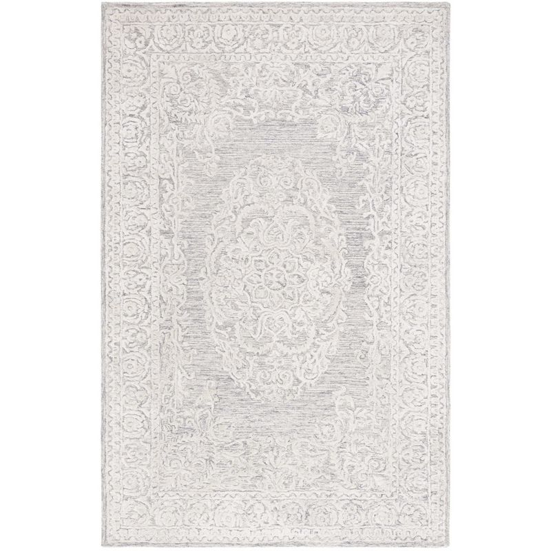 Charlton Home® Bathilda Hand Tufted 60% Wool, 20% Bamboo Silk, 20% Cotton With Cotton Backing Oriental Rug