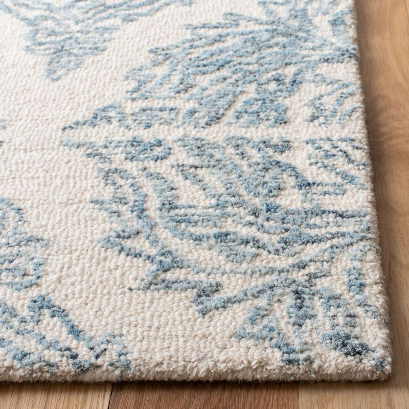 Abstract ABT346 Hand Tufted Accent Rug - Ivory/Blue - 2'x3' - Safavieh.