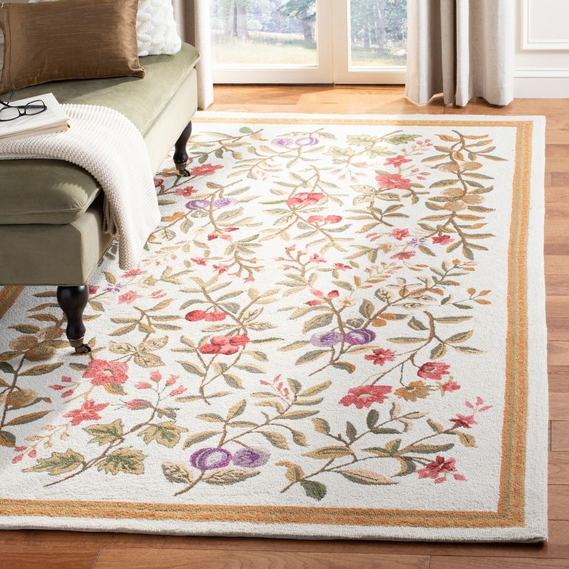 Chelsea HK210 Handmade Area Rug - 5'3"x8'3" - Ivory - Safavieh