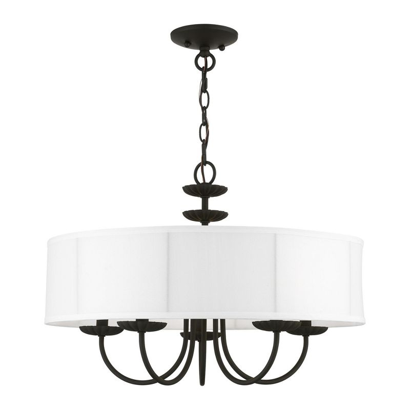 Livex Lighting Brookdale 5 - Light Pendant in  Black