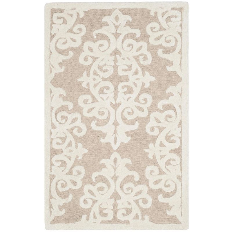 Bella BEL127 Hand Tufted Accent Rug - Sand/Ivory - 2'x3' - Safavieh.