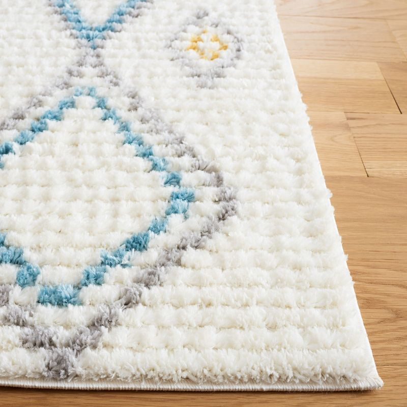 Marrakesh MRK310 Power Loomed Area Rug - Ivory/Gray - 6'7"x6'7" - Safavieh.