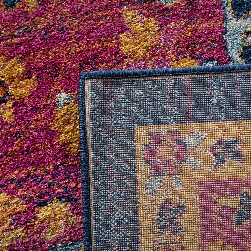 Evoke EVK275 Power Loomed Indoor Area Rug - Fuchsia/Orange - 8'x10' - Safavieh