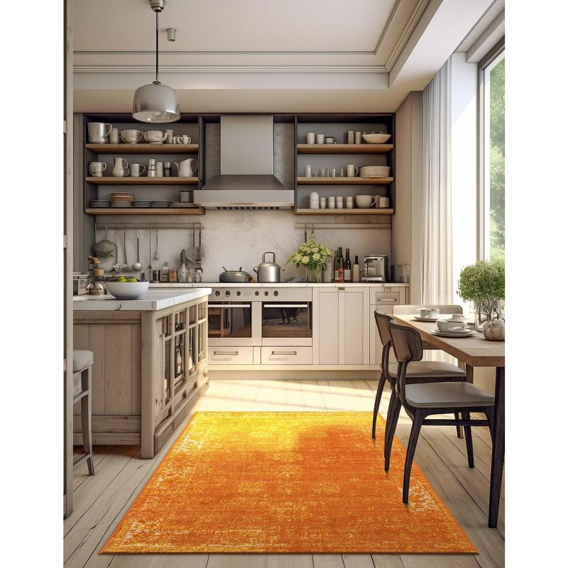 Unique Loom 8' 0 x 10' 0 Sofia Casino Orange Area Rug