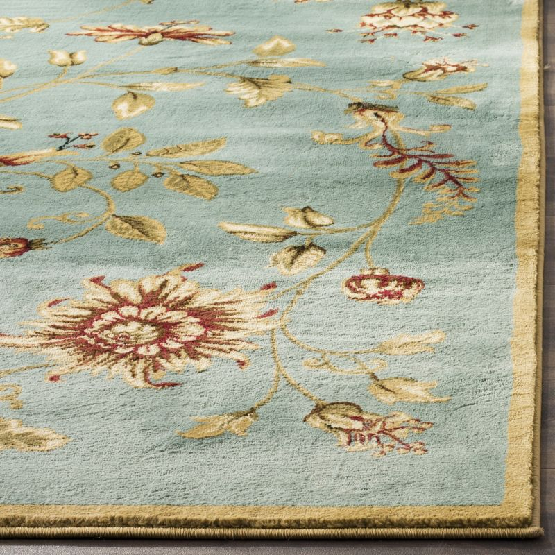 Lyndhurst LNH552 Power Loomed Area Rug - Blue/Multi - 8'9"x12' - Safavieh