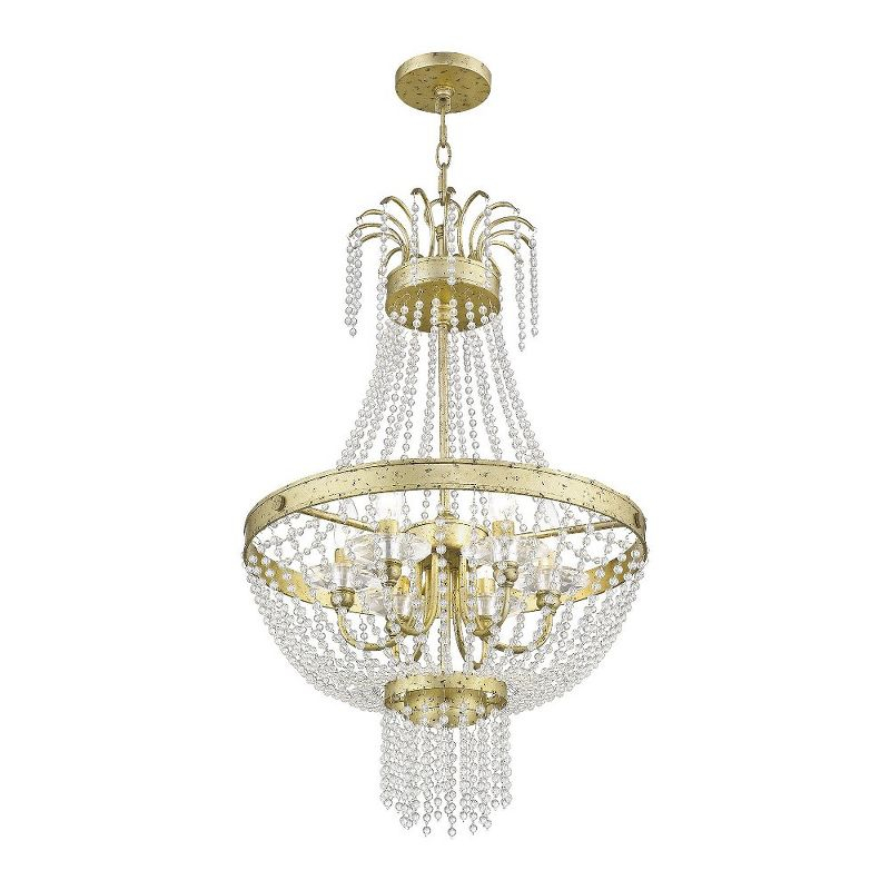 Livex Lighting Valentina 6 - Light Chandelier in  Winter Gold