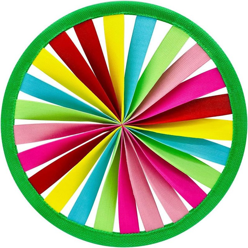 Sunlite Sports Rainbow Flying Ring, Outdoor Family Fun, Play in Park Beach Backyard, for All Ages - Green