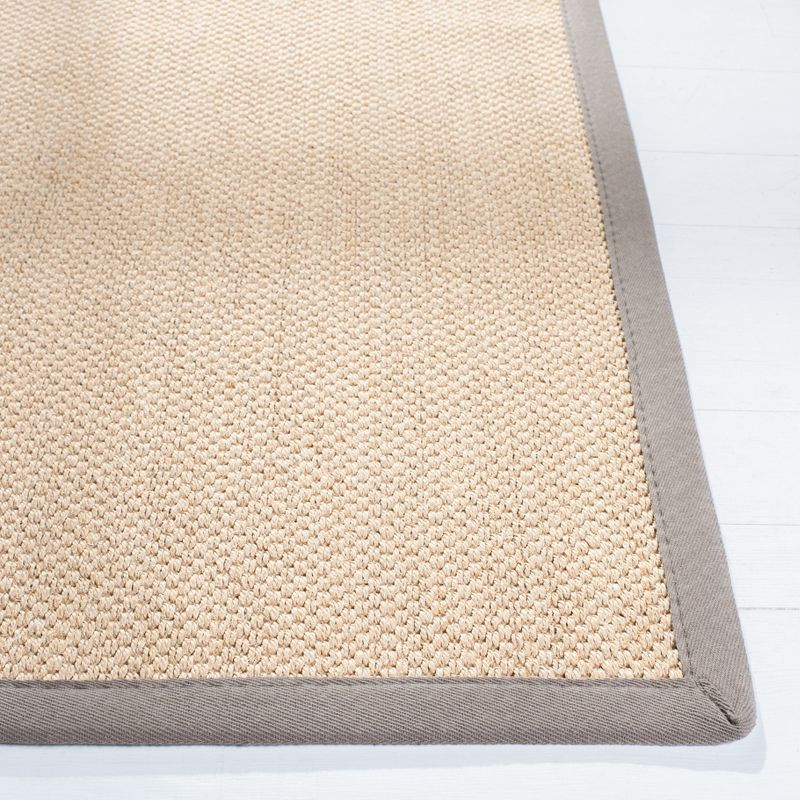 Natural Fiber NF141 Power Loomed Accent Rug - Maize/Grey - 2'x3' - Safavieh.