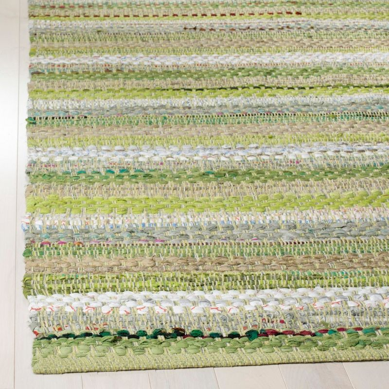 Montauk MTK975 Hand Woven Indoor Area Rug - Green/Multi - 6'x6' - Safavieh.