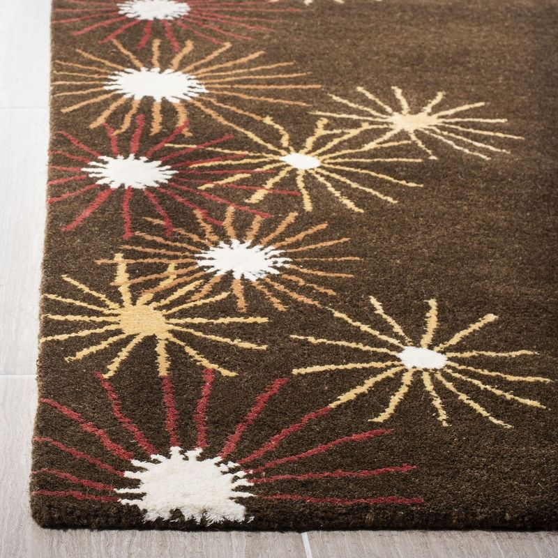 Soho SOH823 Hand Tufted Indoor Accent Rug - Brown/Multi - 2'x3' - Safavieh.
