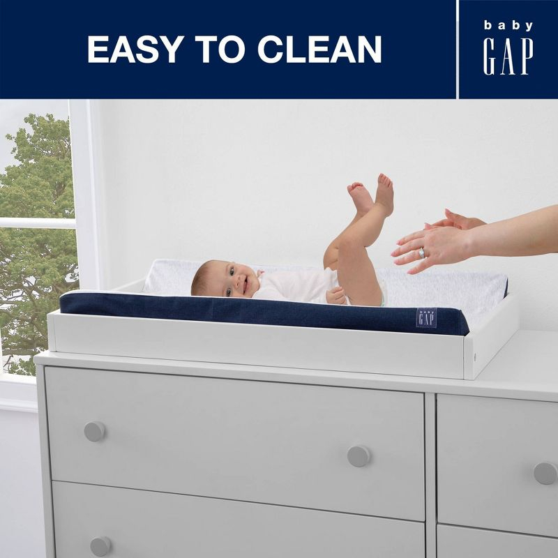 babyGap by Delta Children Contoured Changing Pad - Navy