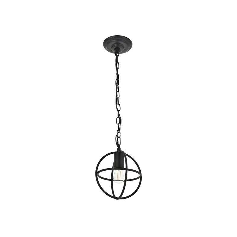 Elegant Lighting Octavia 1 light dark brown Pendant