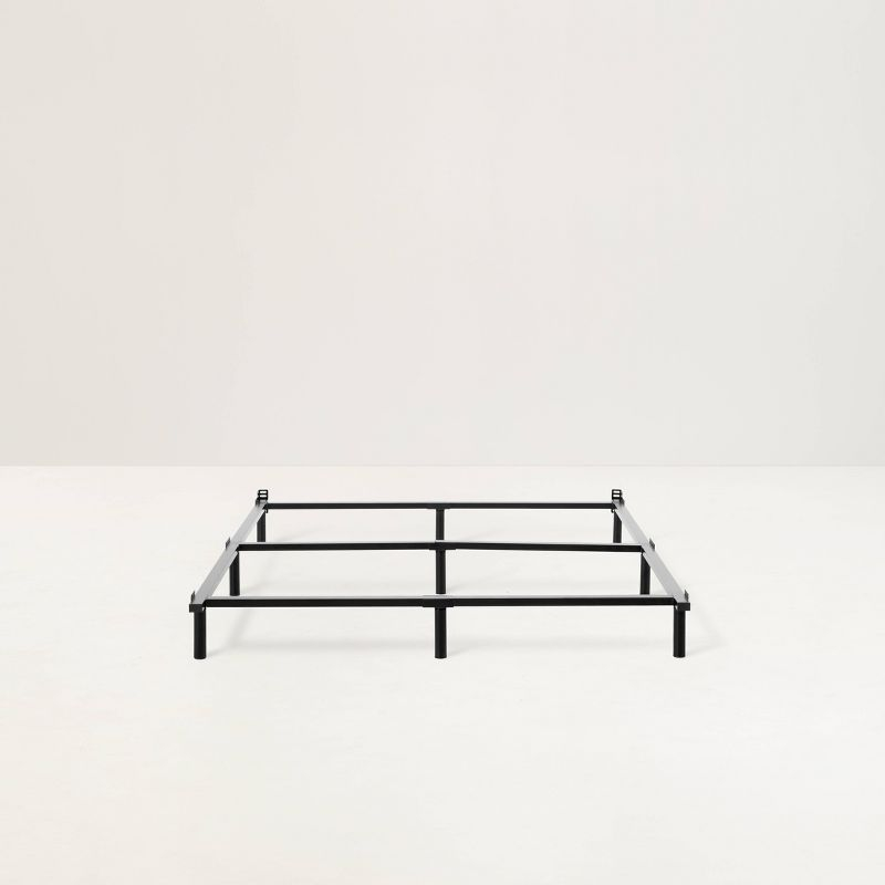 Twin XL Metal Bed Base Black - Tuft & Needle: Basic Frame, 5-Year Warranty, No Tools Assembly, Metal Headboard