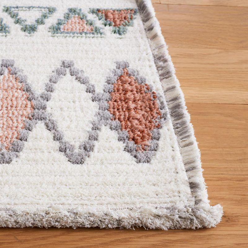 Marrakesh MRK610 Power Loomed Area Rug - Ivory/Multi - 6'7"x6'7" - Safavieh.
