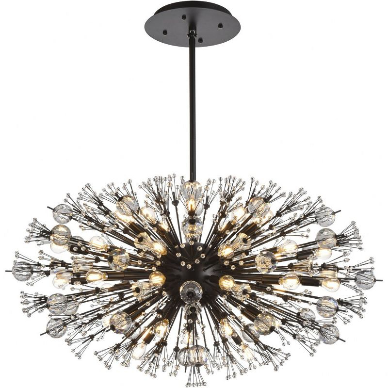 Elegant Lighting Vera 38 - Light Pendant in  Black