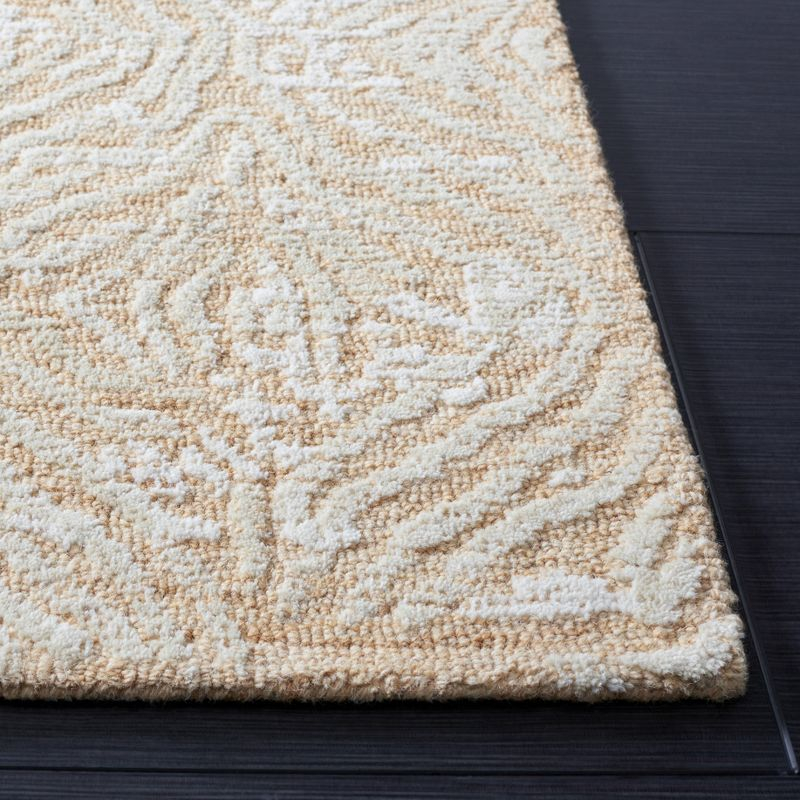 Metro MET905 Hand Tufted Area Rug - Gold/Ivory - 4'x6' - Safavieh.