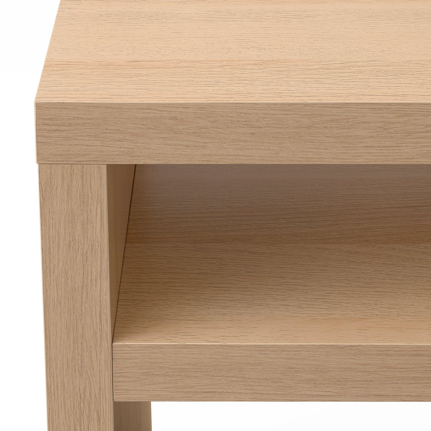 LACK Console table - white stained oak 55 1/8x15 3/8 "