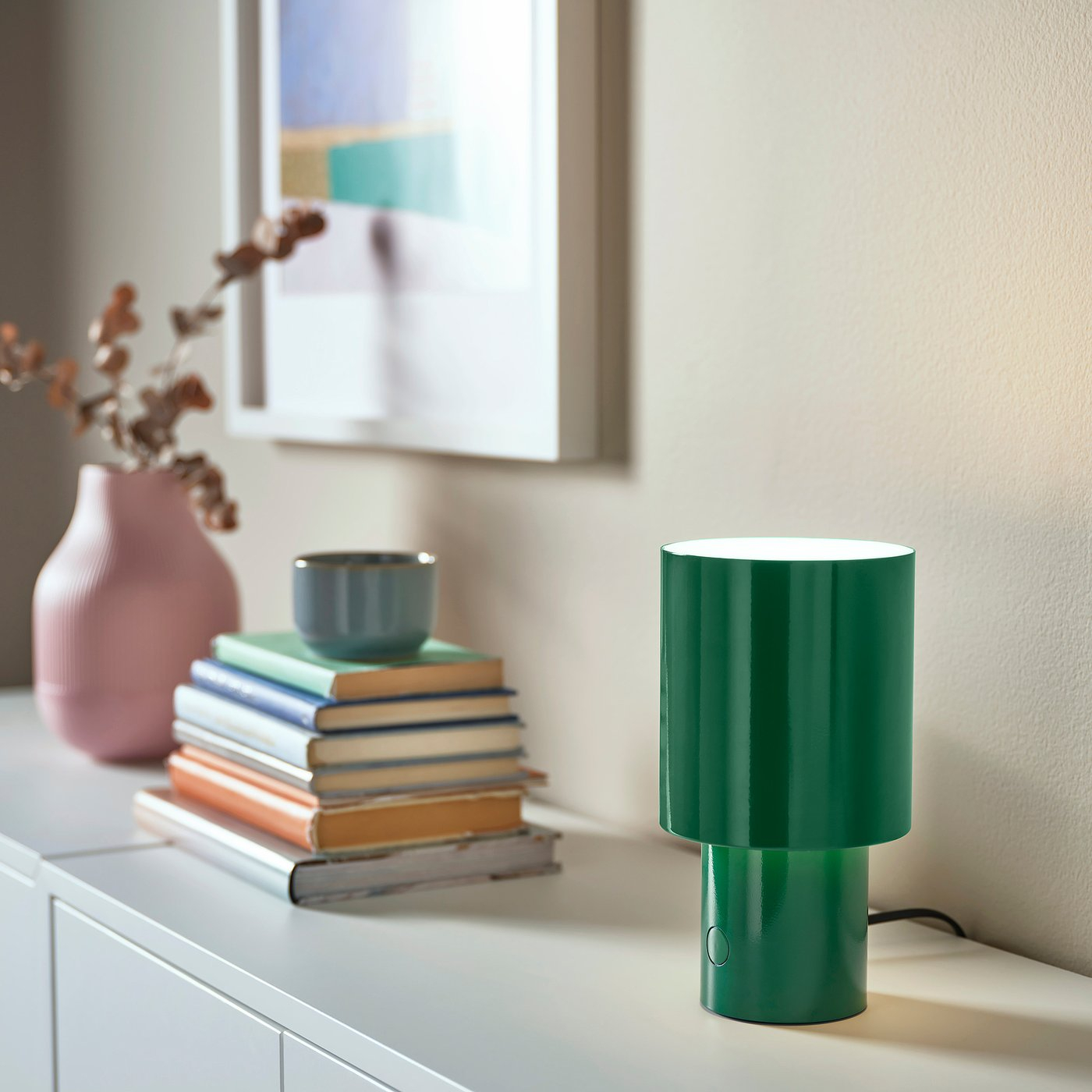 SPETSBOJ Table lamp - dimmable/green 9 "