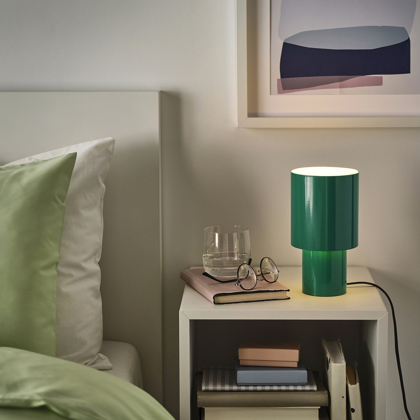 SPETSBOJ Table lamp - dimmable/green 9 "