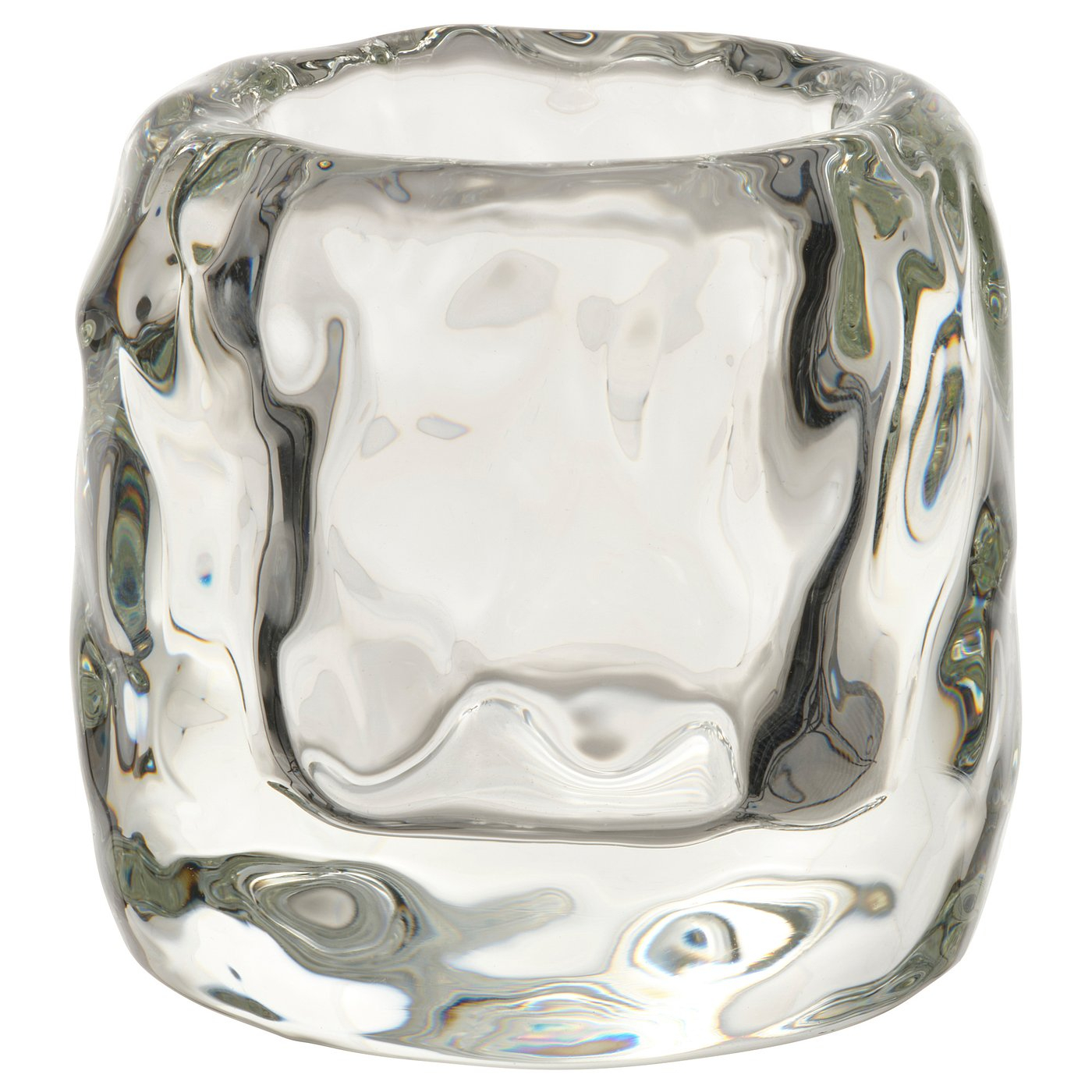 STOCKHOLM 2025 Tealight holder - clear glass 3 "