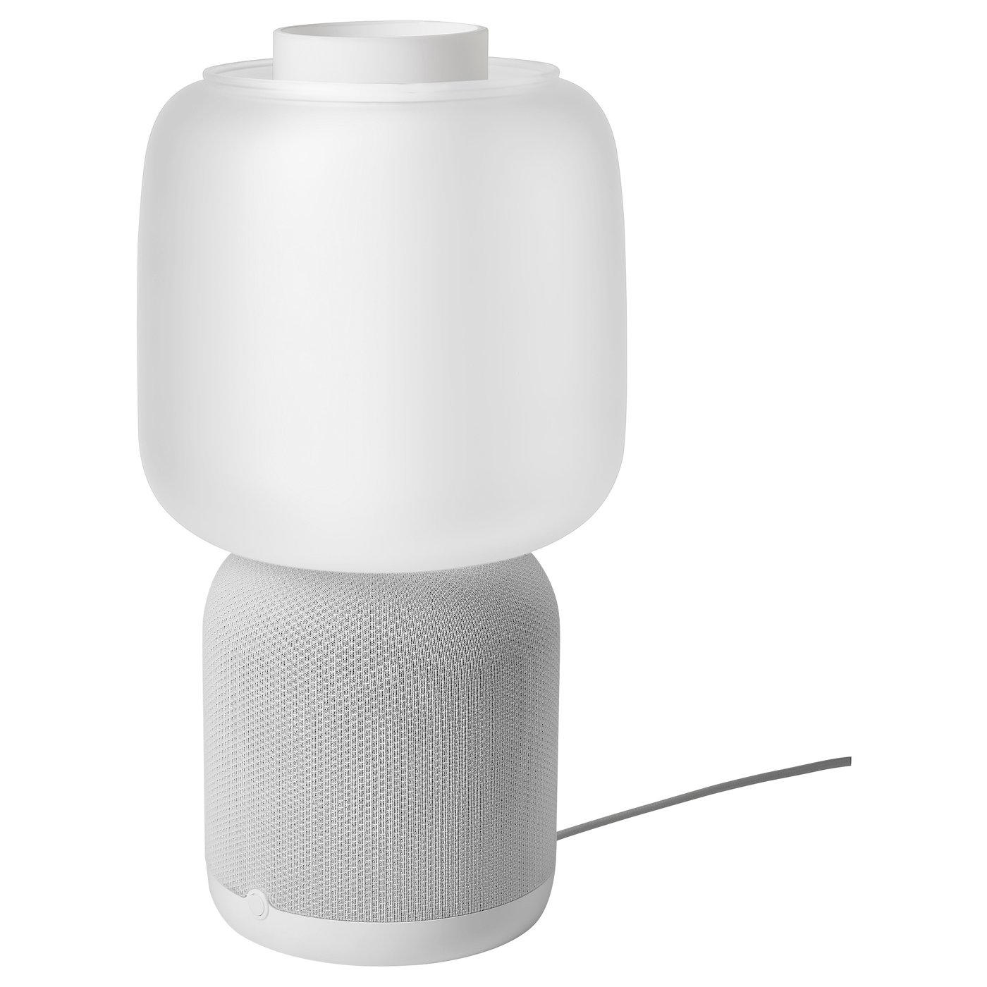 SYMFONISK Sonos speaker lamp, glass shade - white