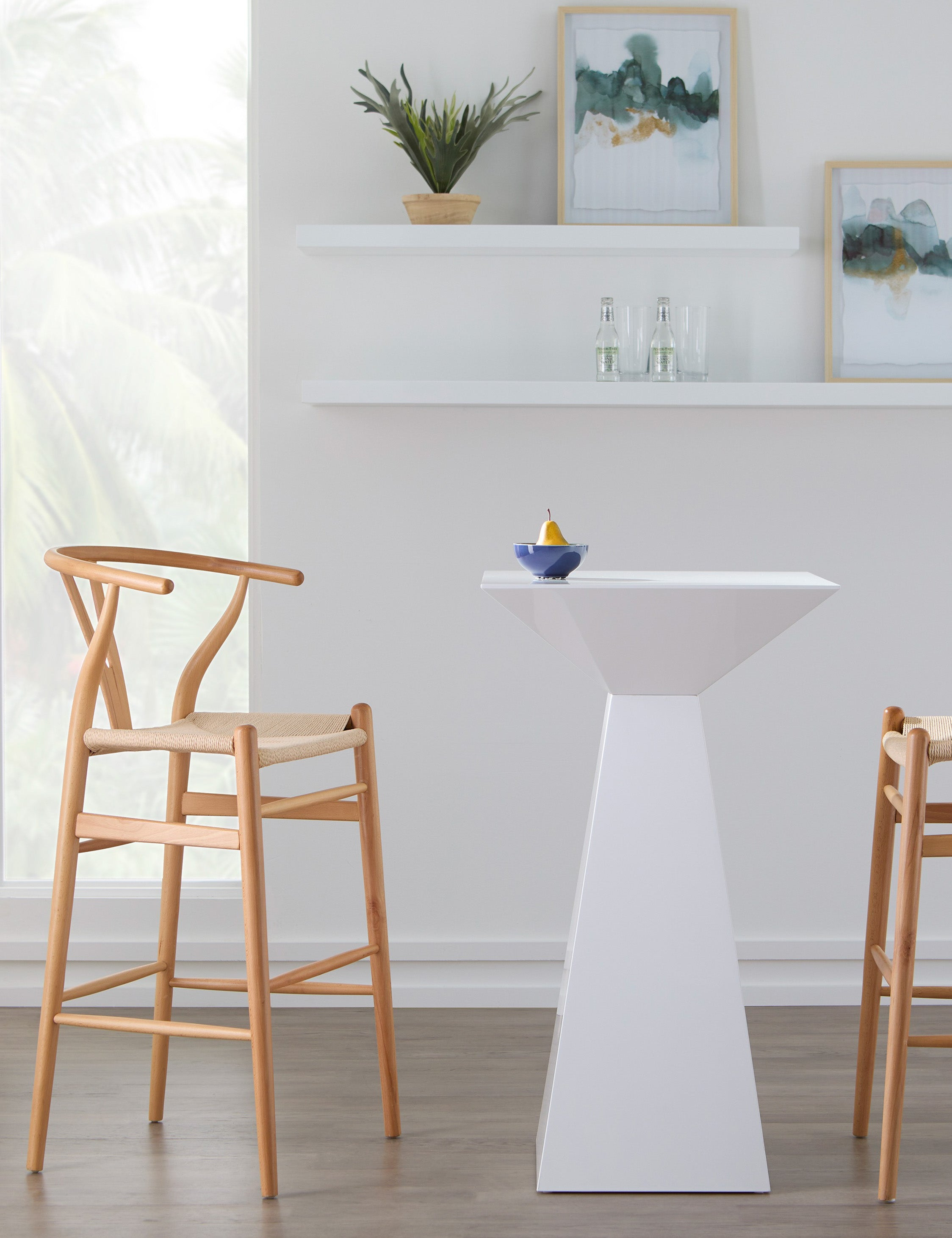 Cylia Bar Stool - Natural