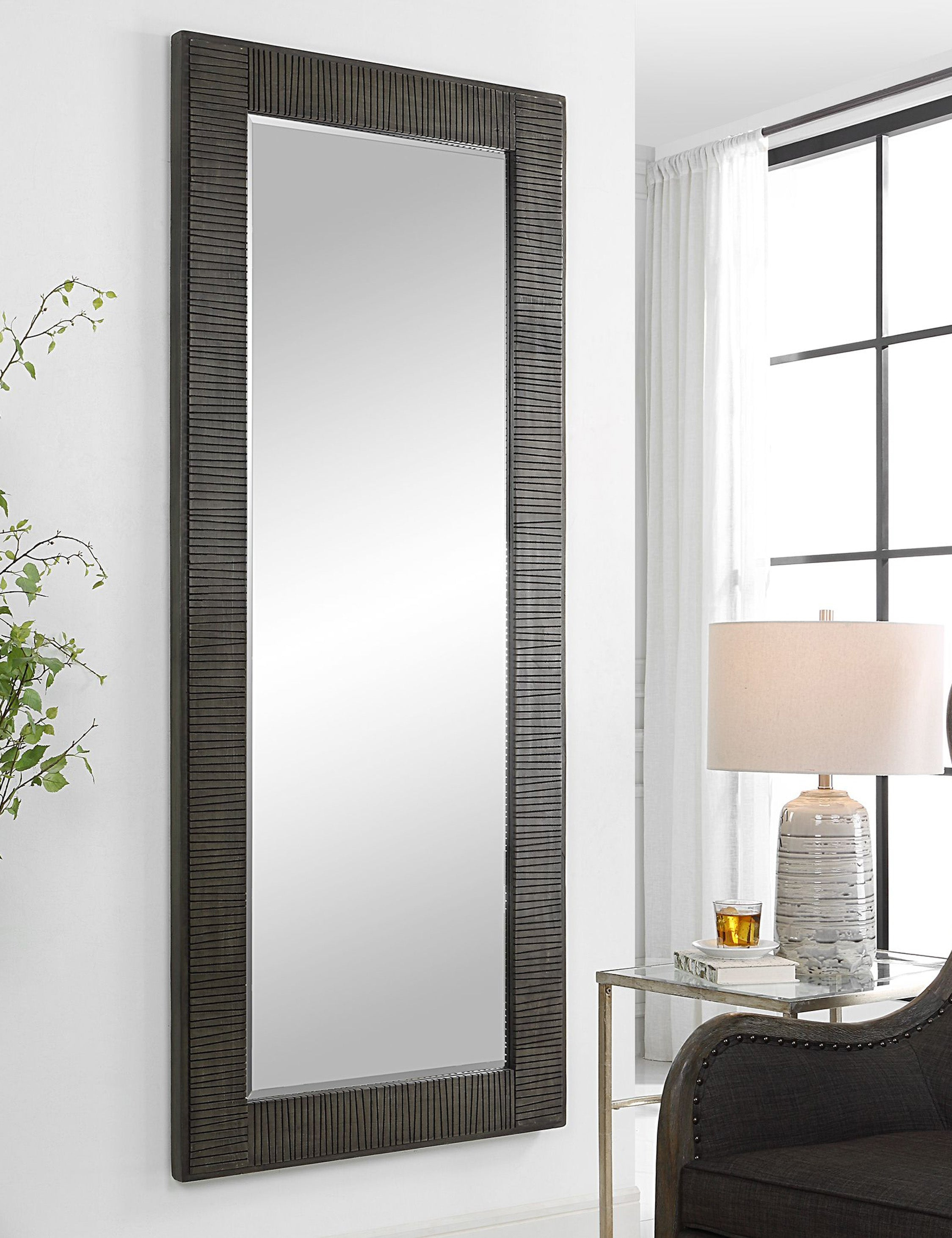 Caleb Full Length Mirror - Black