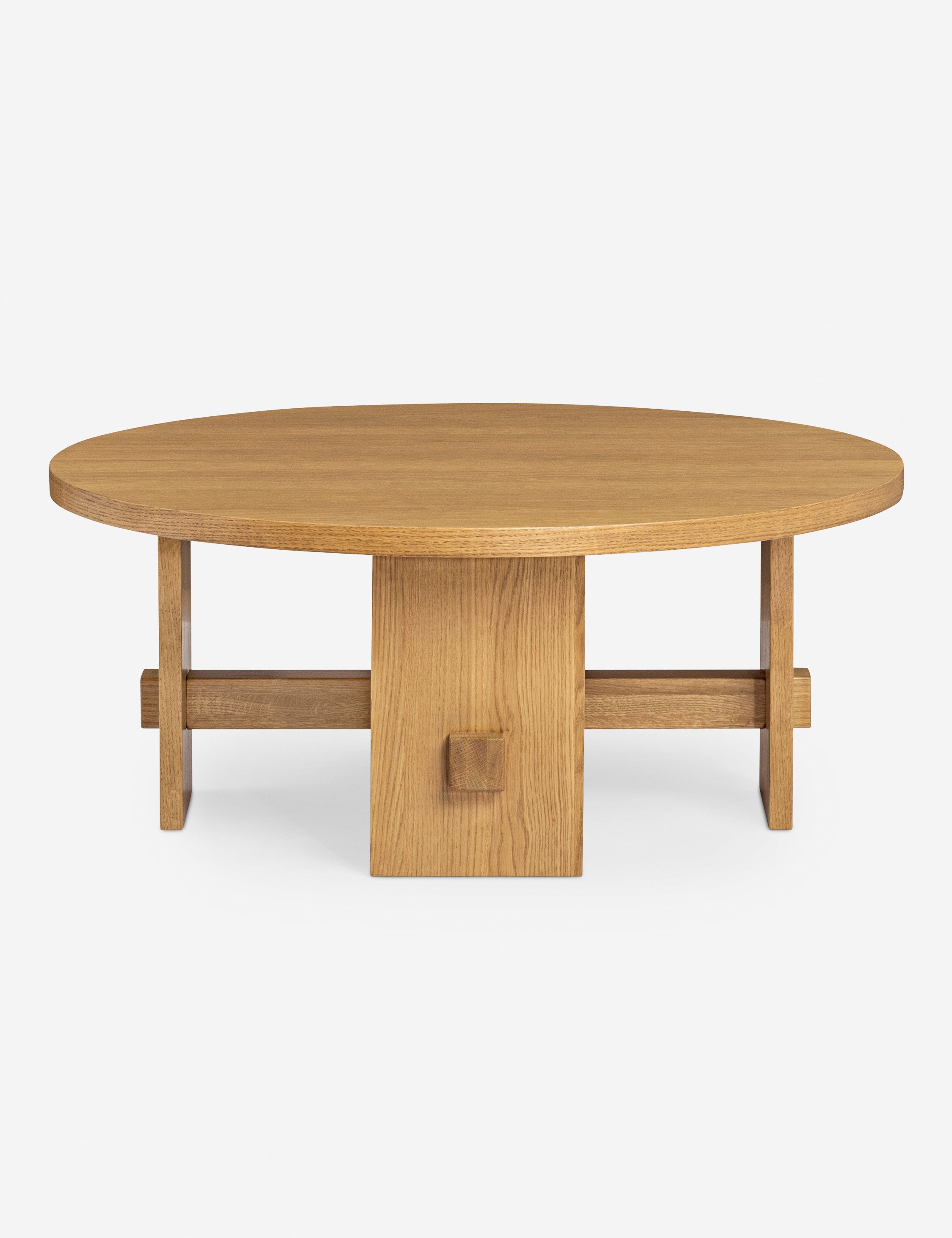 Campos Round Coffee Table - Natural / 38"Dia