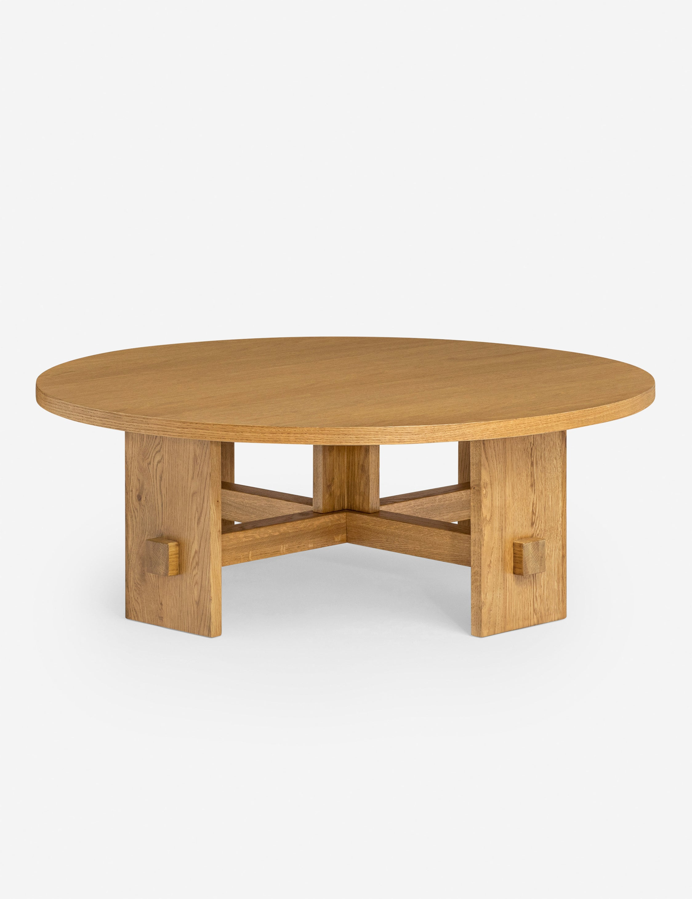 Campos Round Coffee Table - Natural / 46"Dia