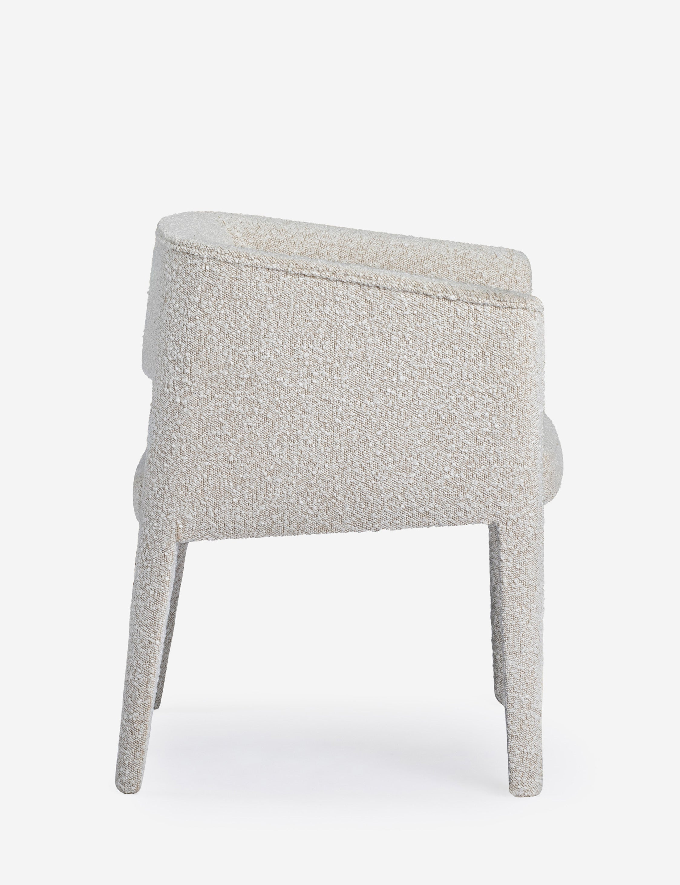 Velez Dining Arm Chair - Ivory Boucle