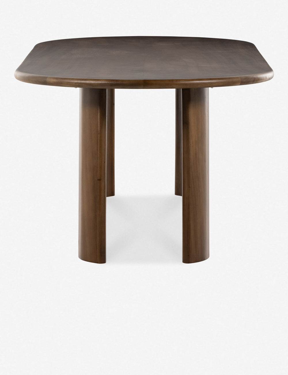 Nausica Oval Dining Table - Dark Brown