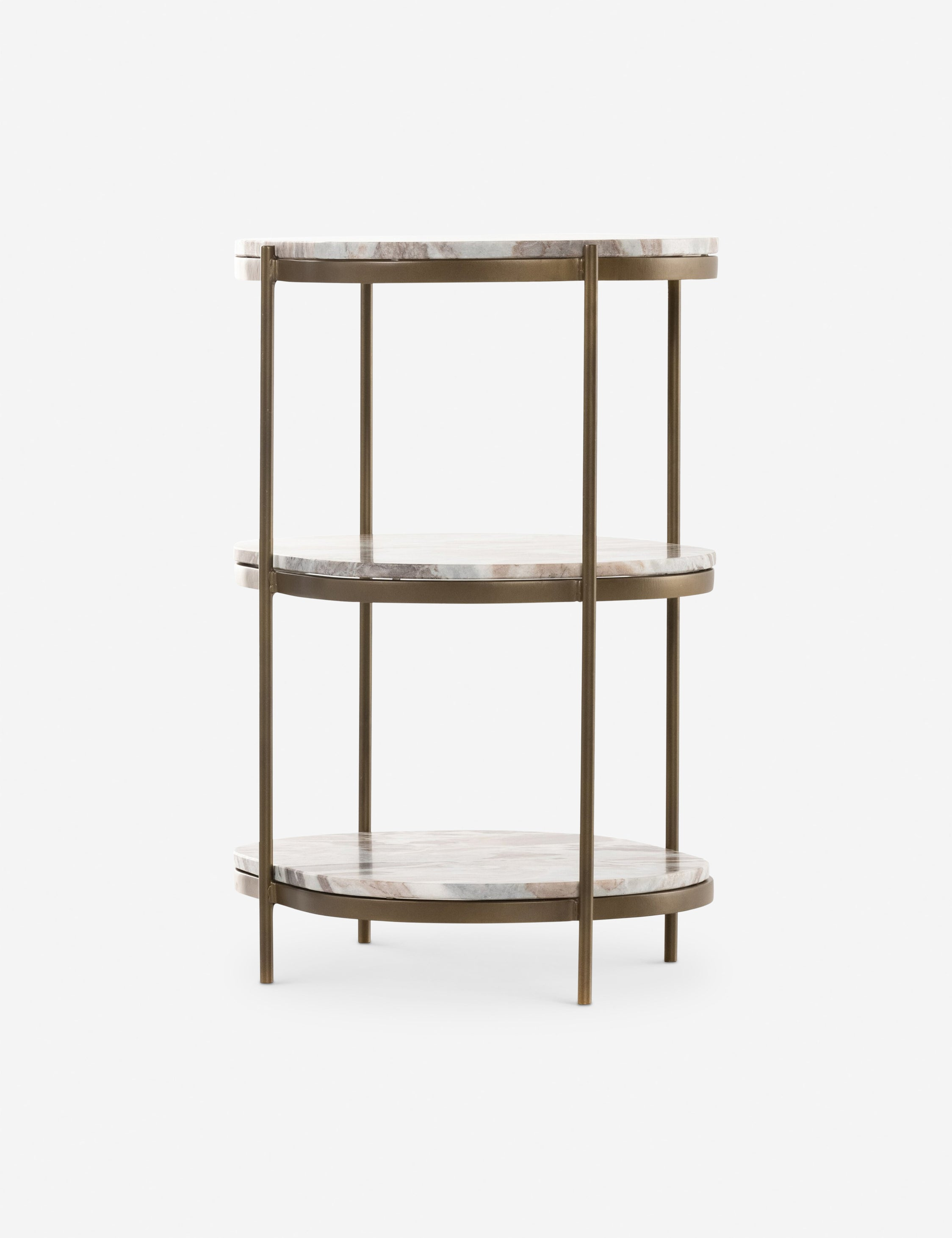 Kayleigh Nightstand - Canyon Marble