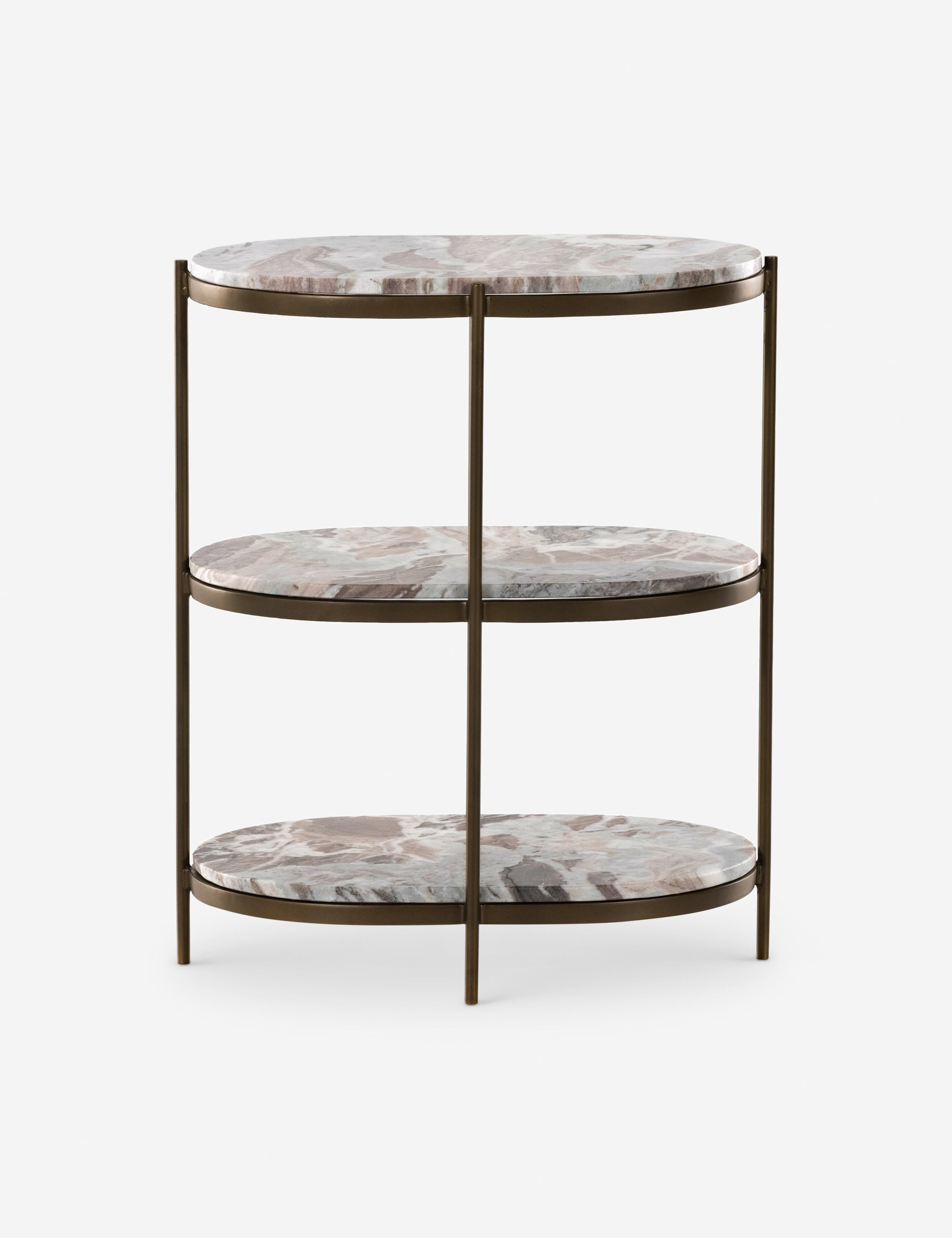 Kayleigh Nightstand - Canyon Marble