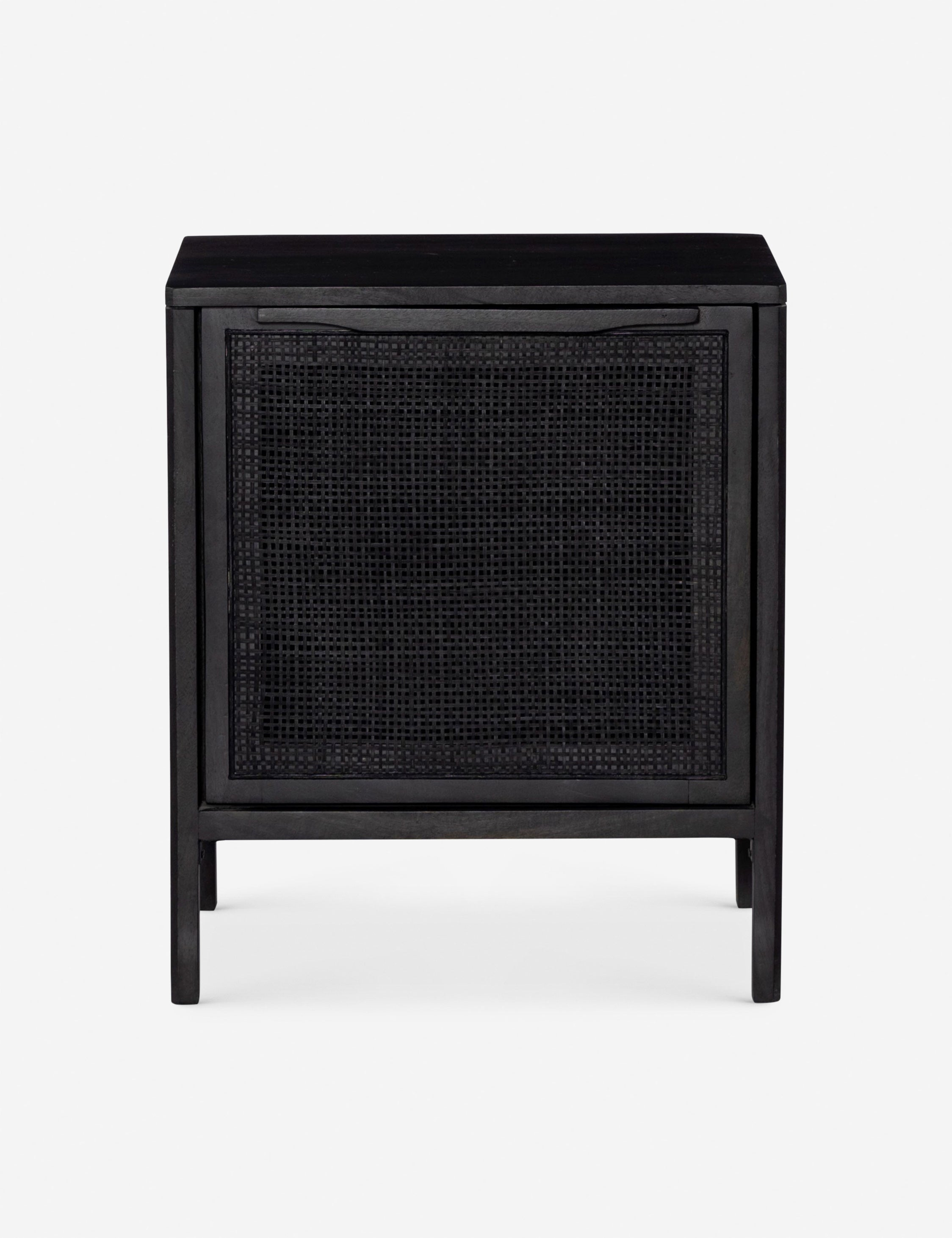 Hannah Nightstand - Black and Black / Left-Side