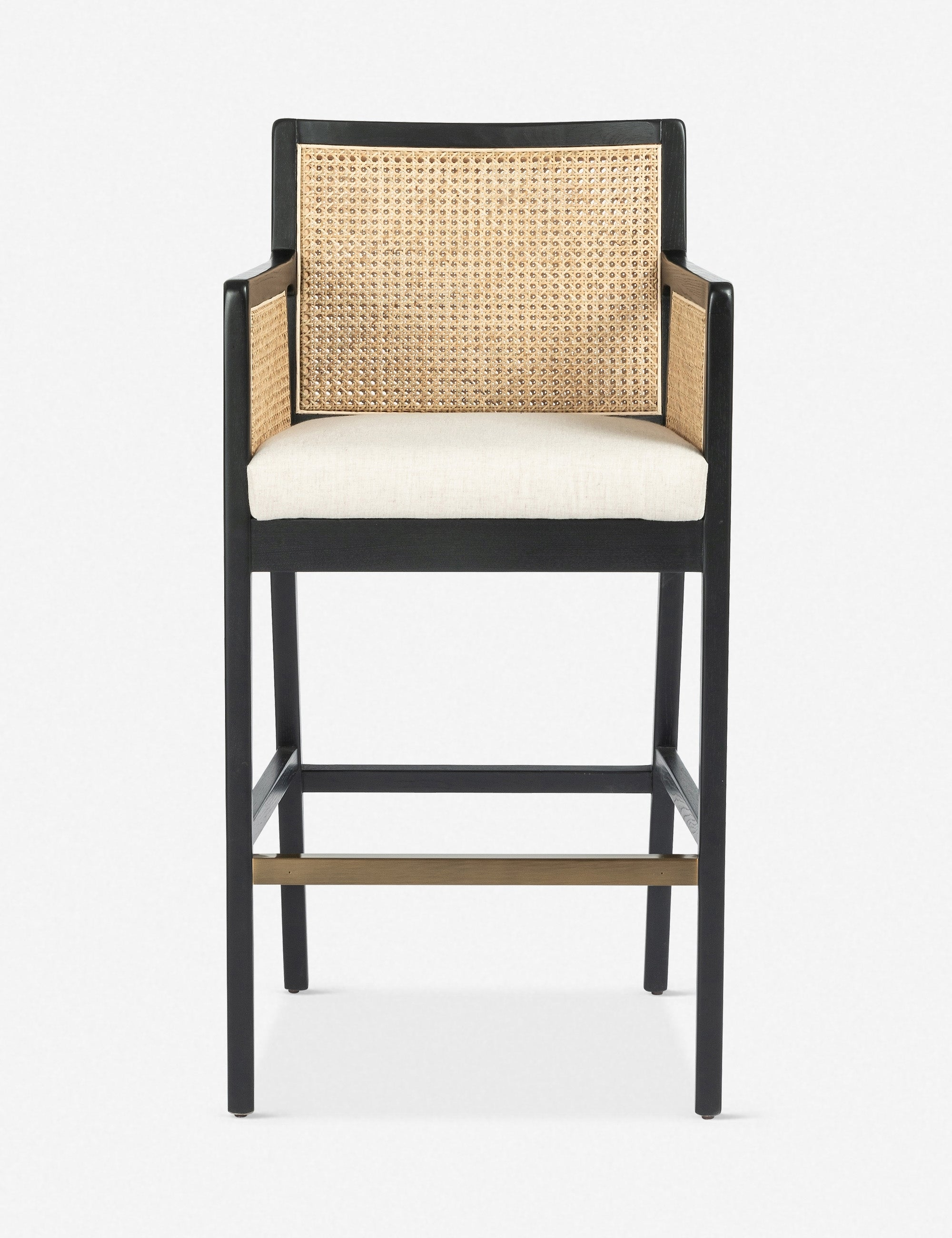 Jeni Bar and Counter Stool - White / Bar