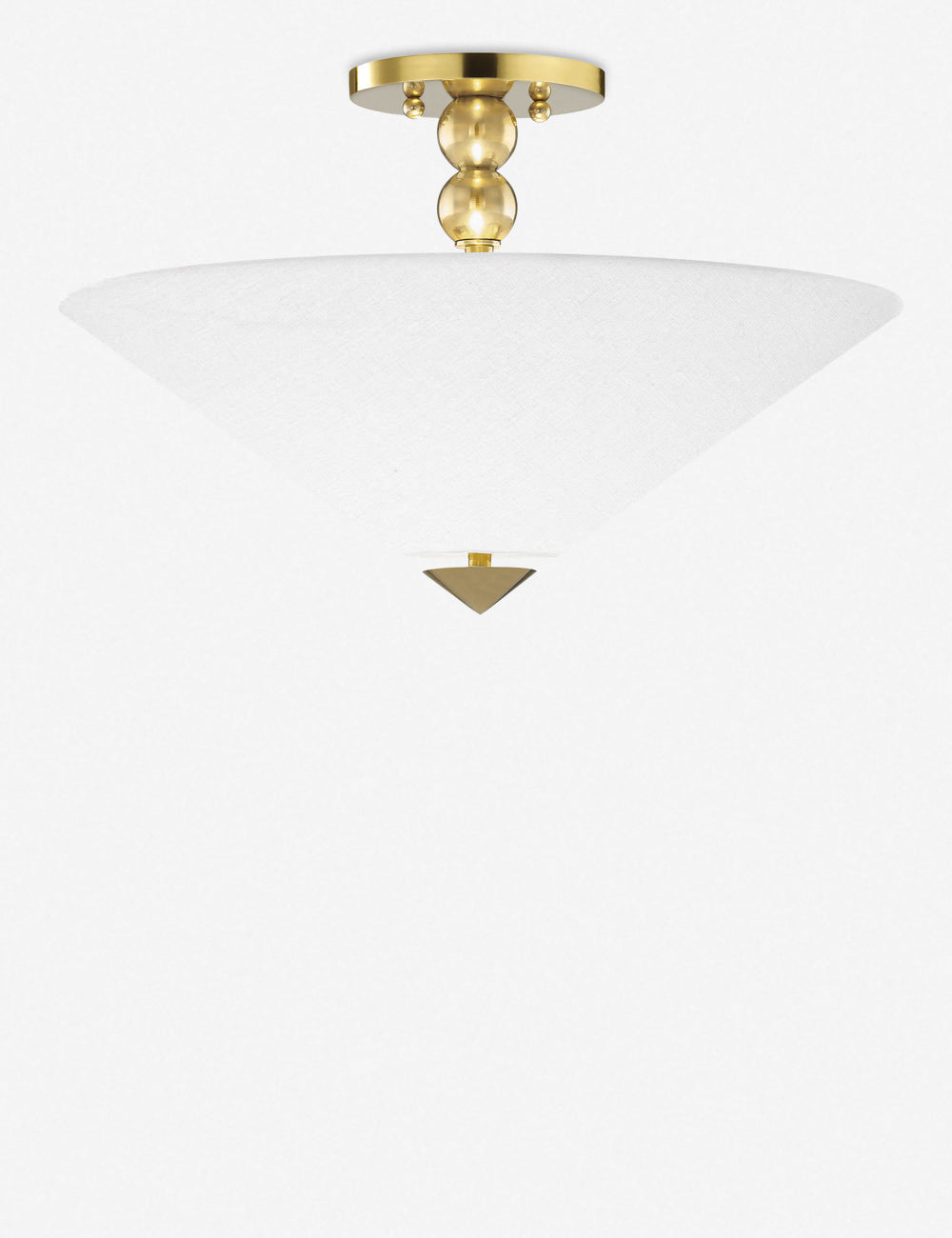 Zora Flush Mount - Antique Brass