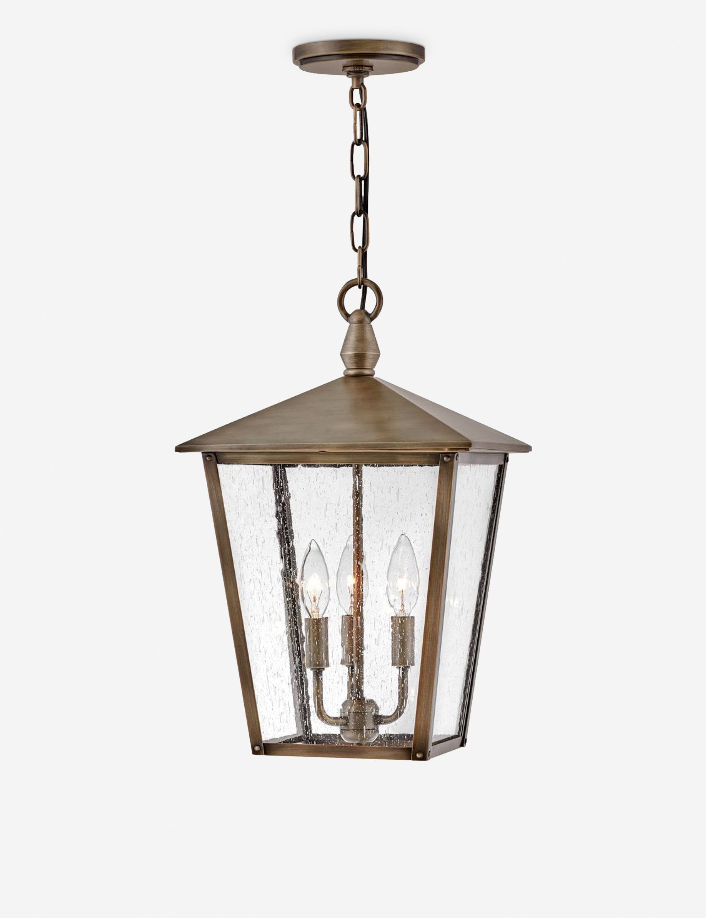 Mason Outdoor Pendant Light - Bronze / 11"Dia