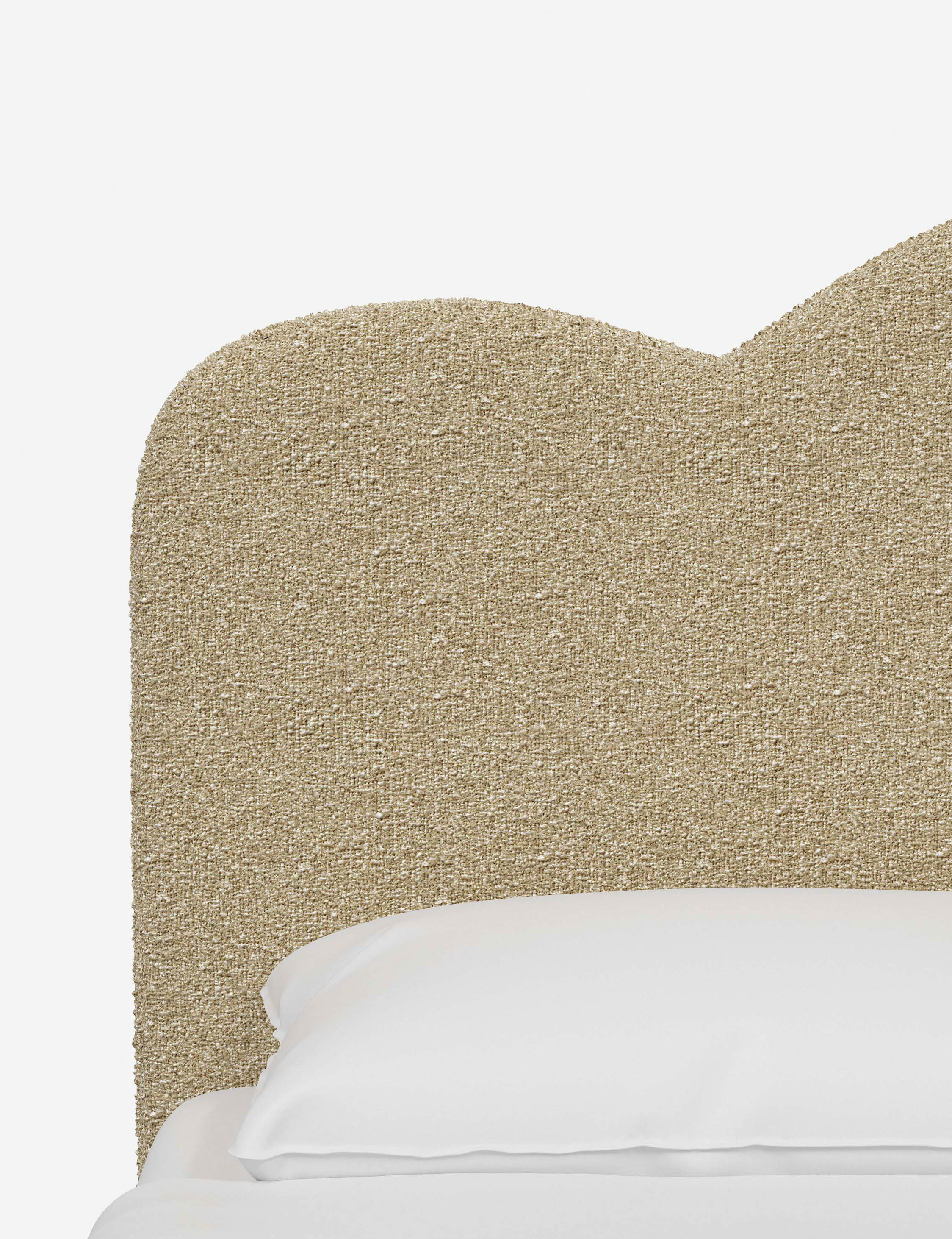 Mino Platform Bed - Buff Boucle / Full