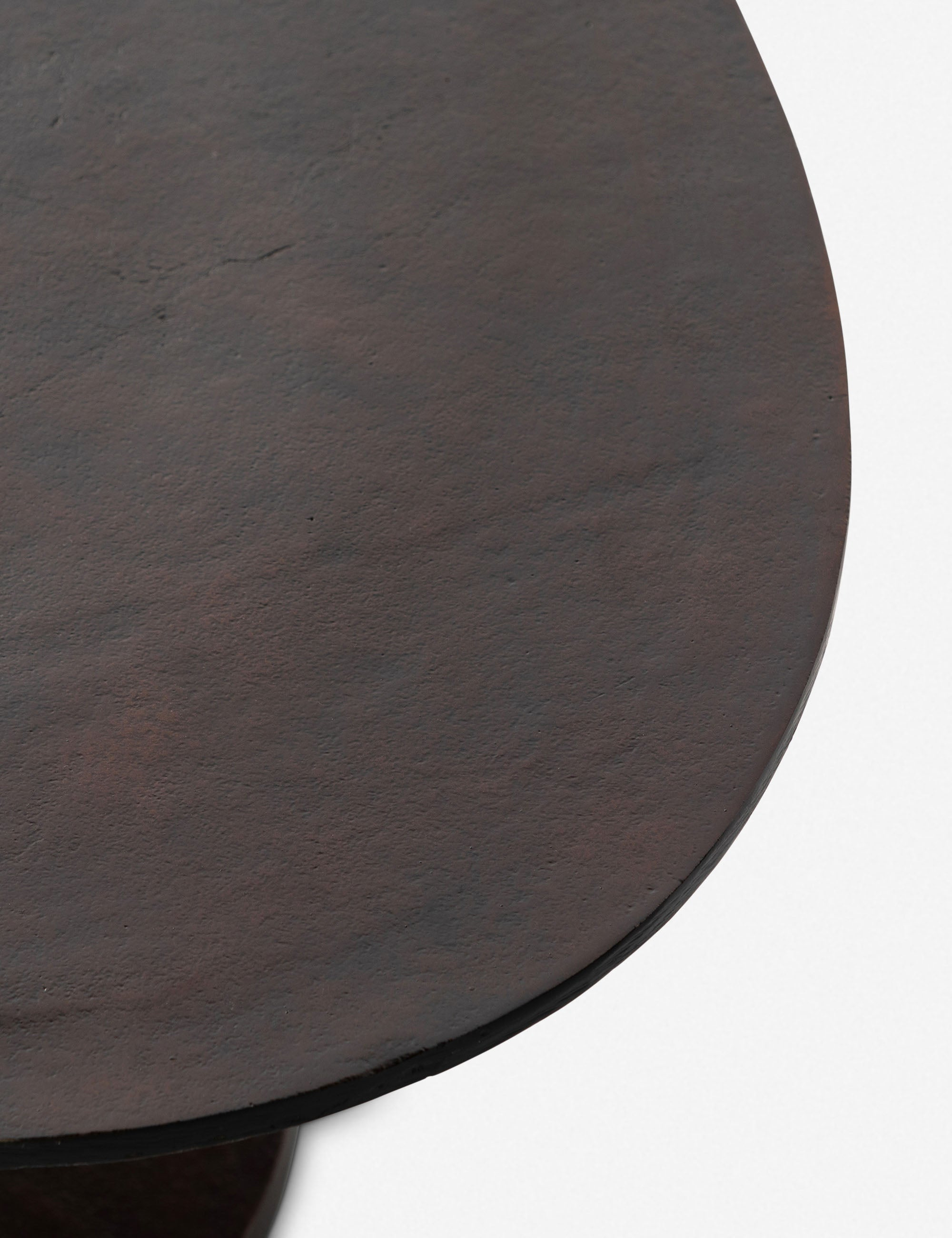 Inga Indoor / Outdoor Oval Coffee Table - Antique Rust