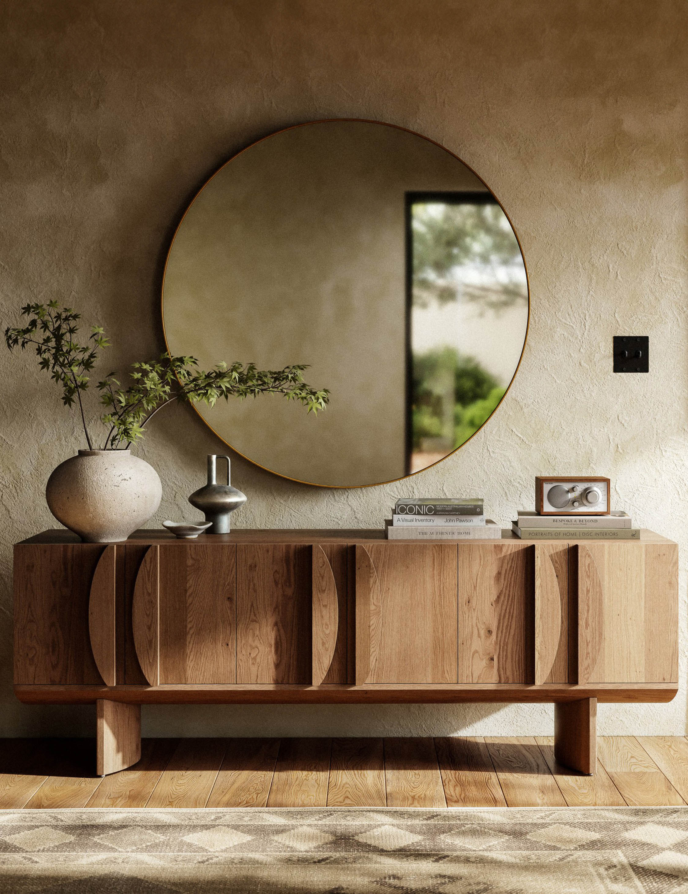 Remwald Media Console - Natural