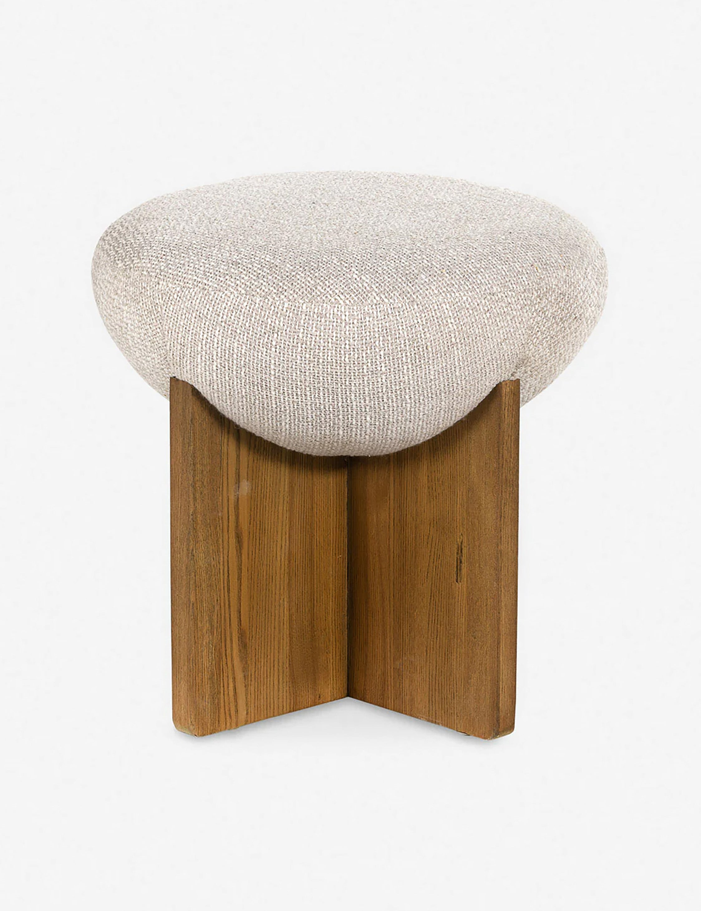 Yurewn Round Ottoman - Natural