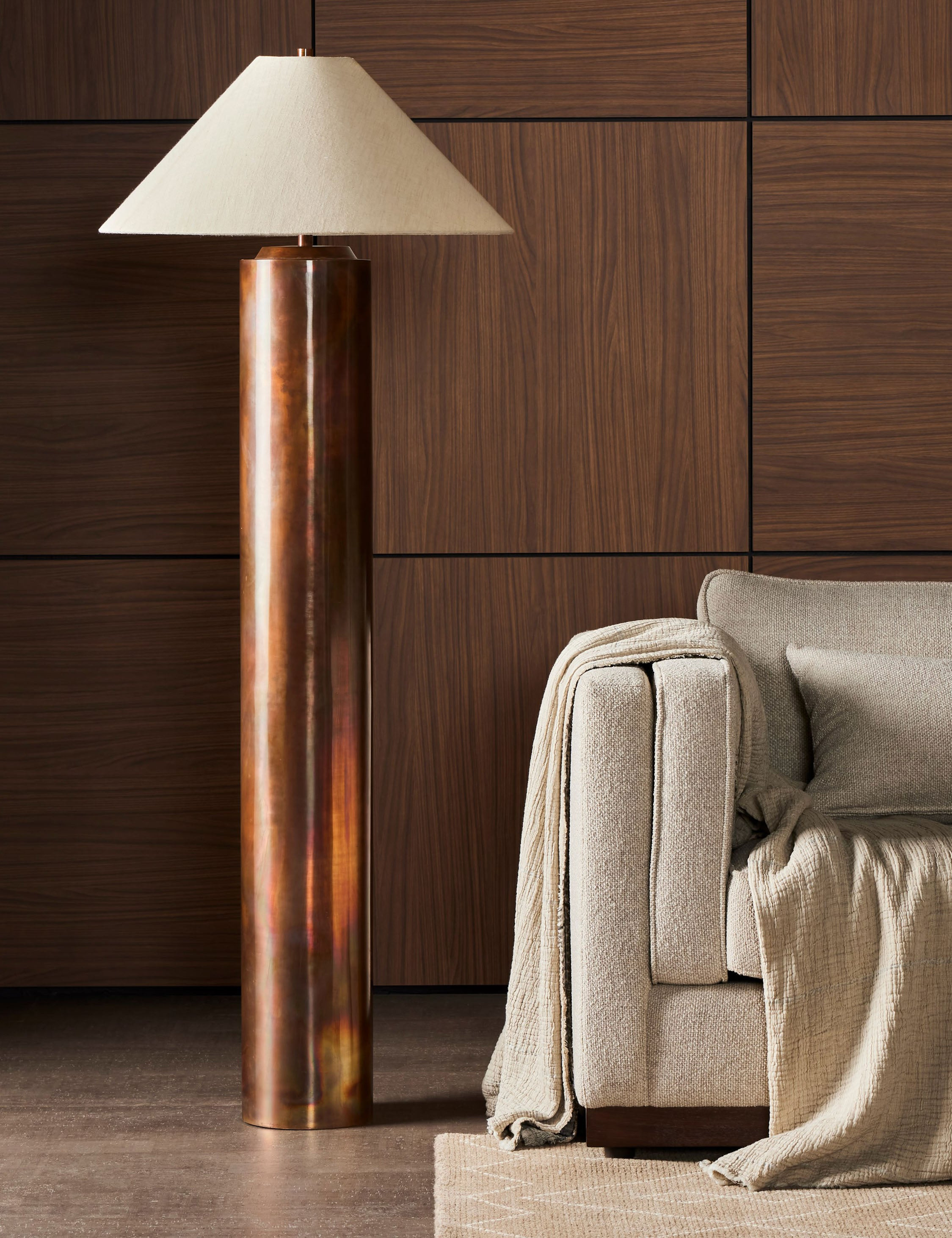 Sevigne Table Lamp - Burnt Brass