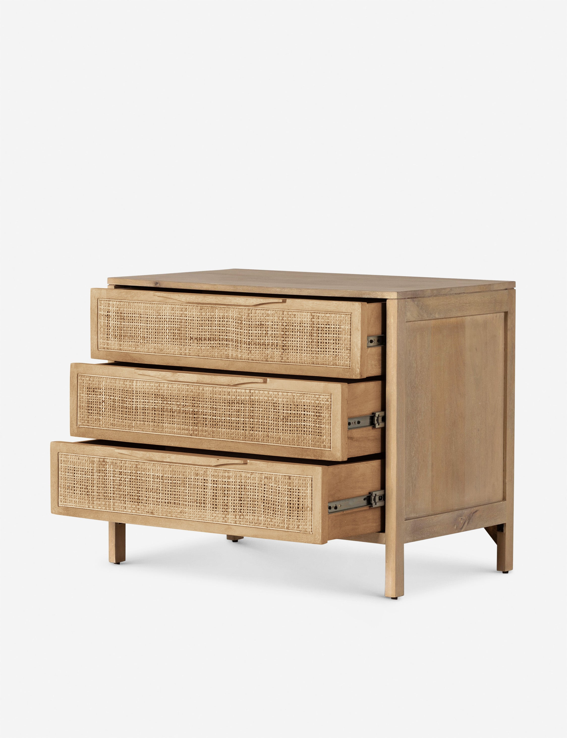 Hannah 3-Drawer Nightstand - Natural