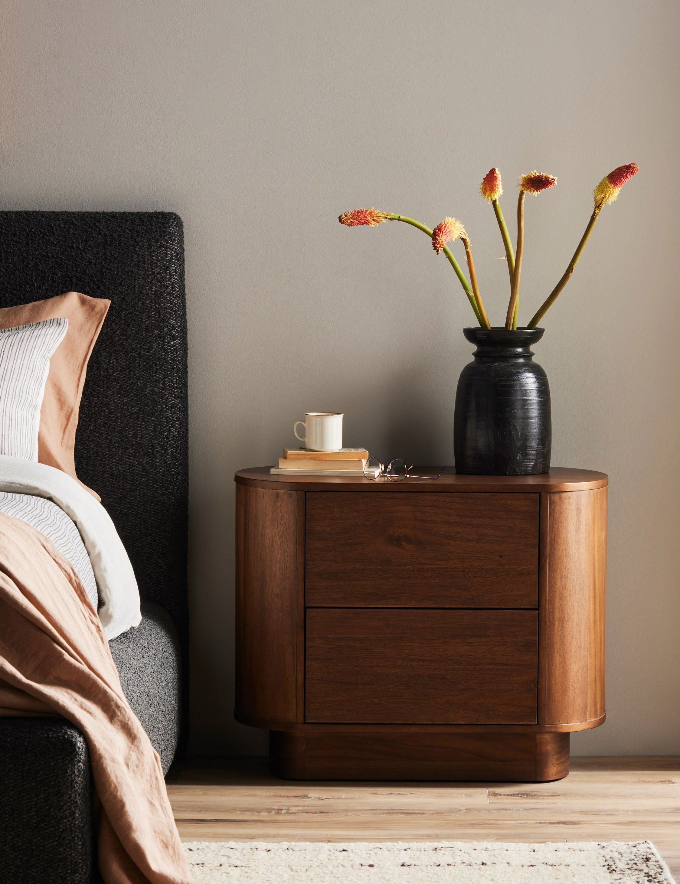 Gilda Nightstand - Dark Brown