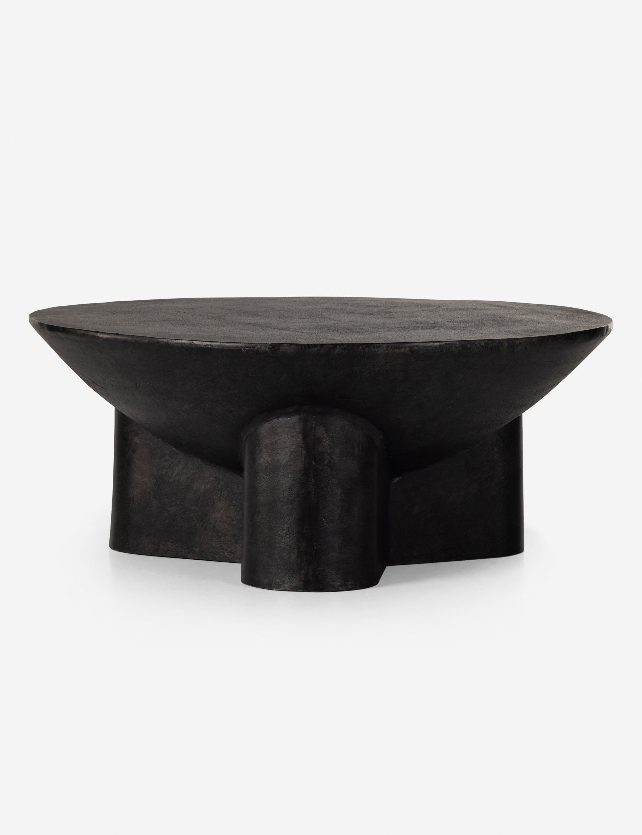 Lagos Round Coffee Table - Black