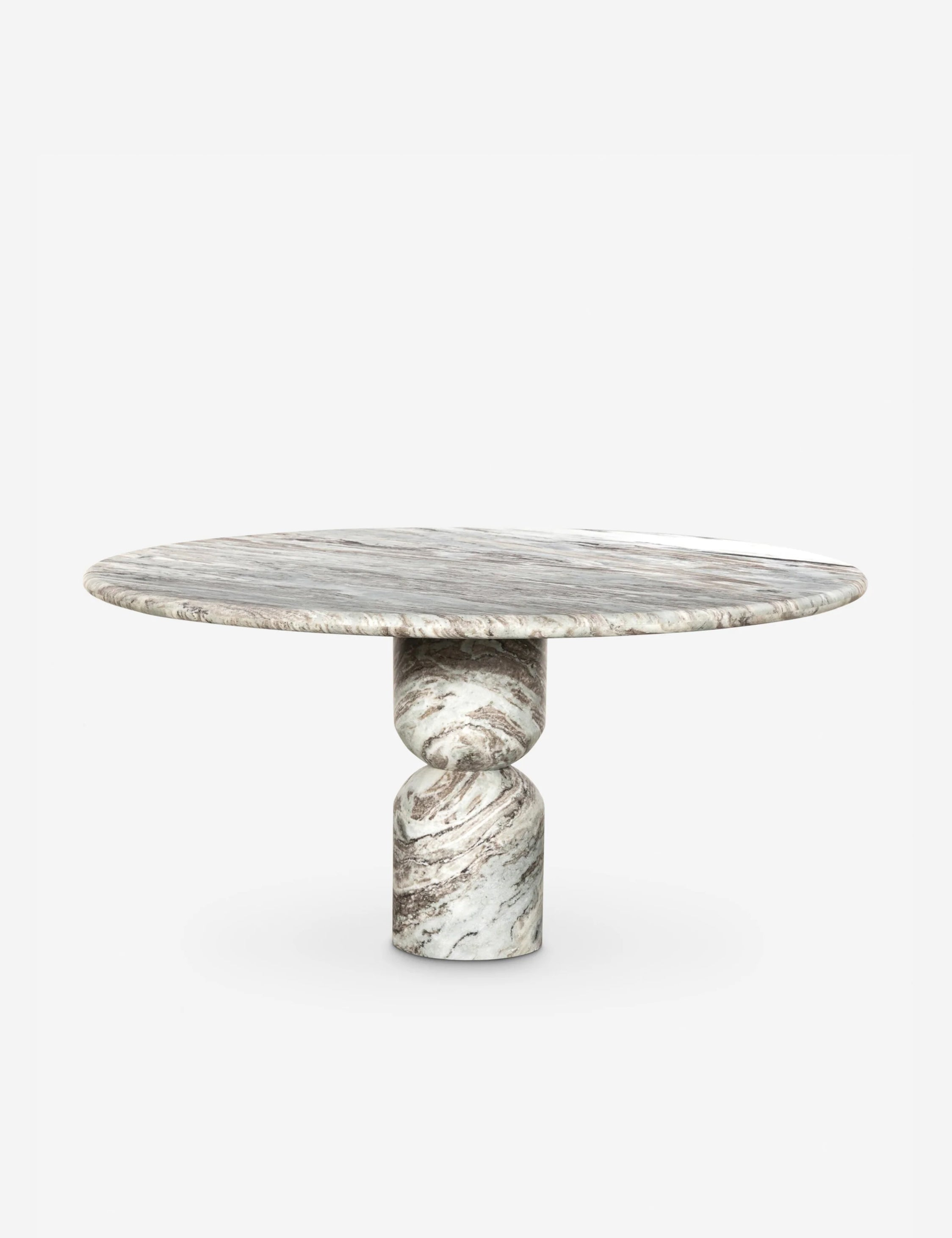 Figueroa Round Dining Table by Amber Lewis x Four Hands - Marble / 60"W