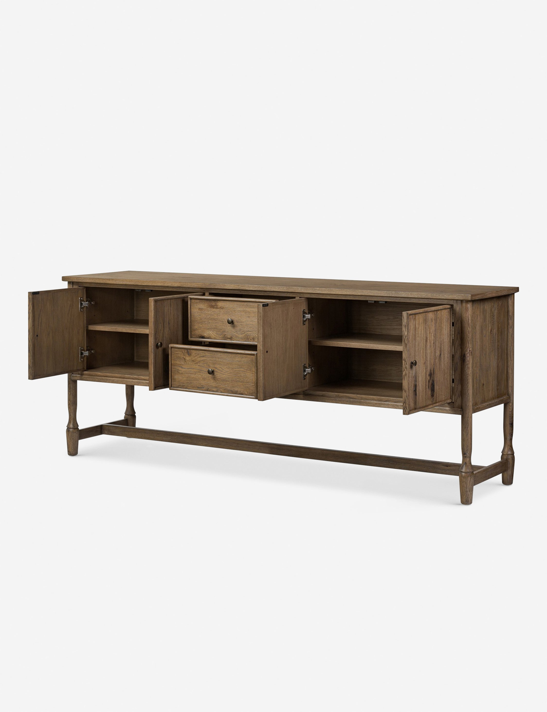 Bari Sideboard by Amber Lewis x Four Hands - Weathered Oak / 84"W